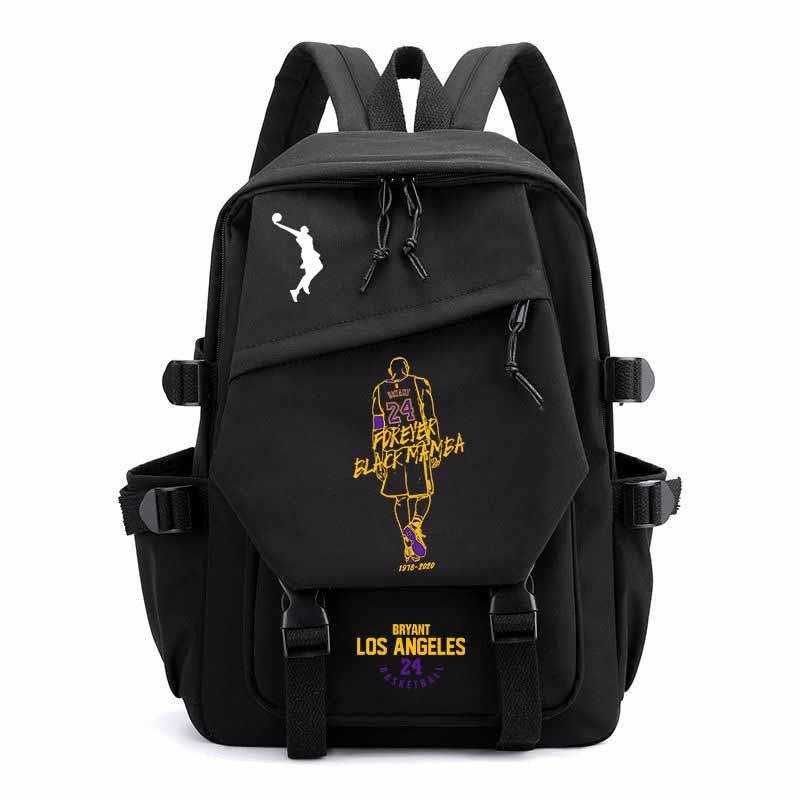 Kobe Bag James Curry Backpack Basket Barbarium Junior Senior and Senior Students Male Leisure Backpack Large Capacity