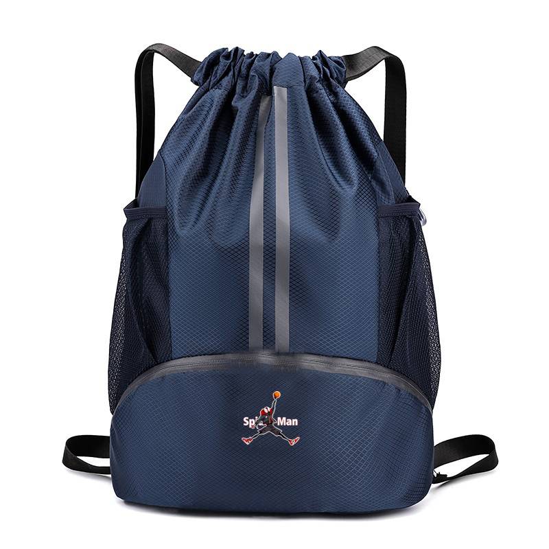Swimming bag dry and wet beam pocket Pumping rope backpack sports fitness basketball bag portable sports bag