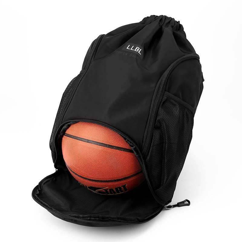 Beam bag basketball bag Student basketball bag training bag large -capacity multi -function poly shoulder sports fitness storage bag