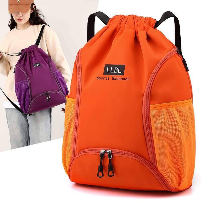 Beam bag basketball bag Student basketball bag training bag large -capacity multi -function poly shoulder sports fitness storage bag