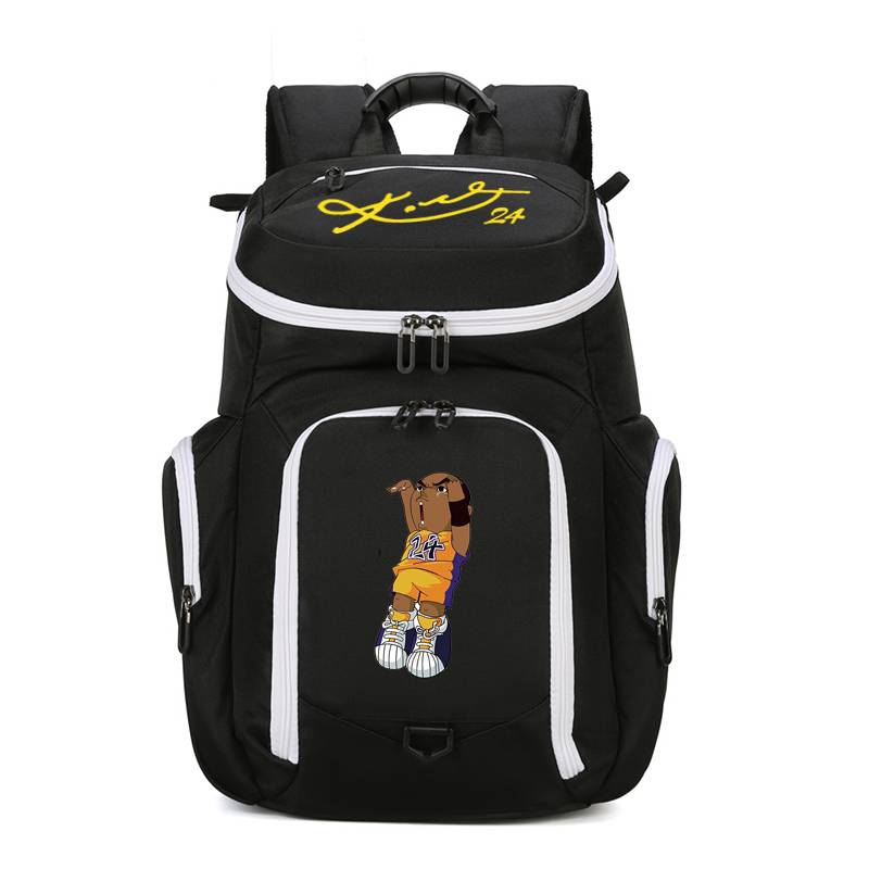 Double shoulder bag, black 24 cobbles