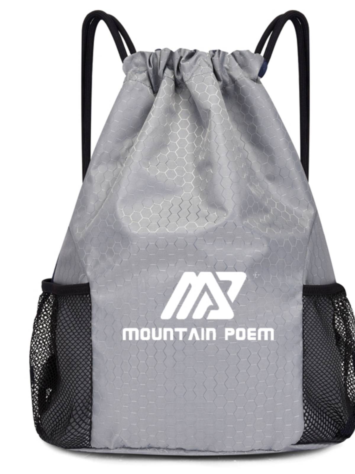New drawing rope -torny -shoulder bag men's and women's equipment bag large capacity high school student football bag training basketball backpack