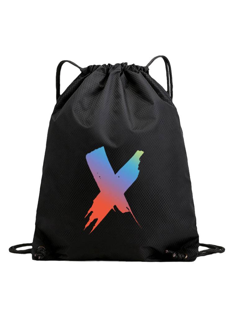 Basketball bag storage bag drawing Student bunch pocket pocket waterproof sneakers bag basketball bag training backpack customization