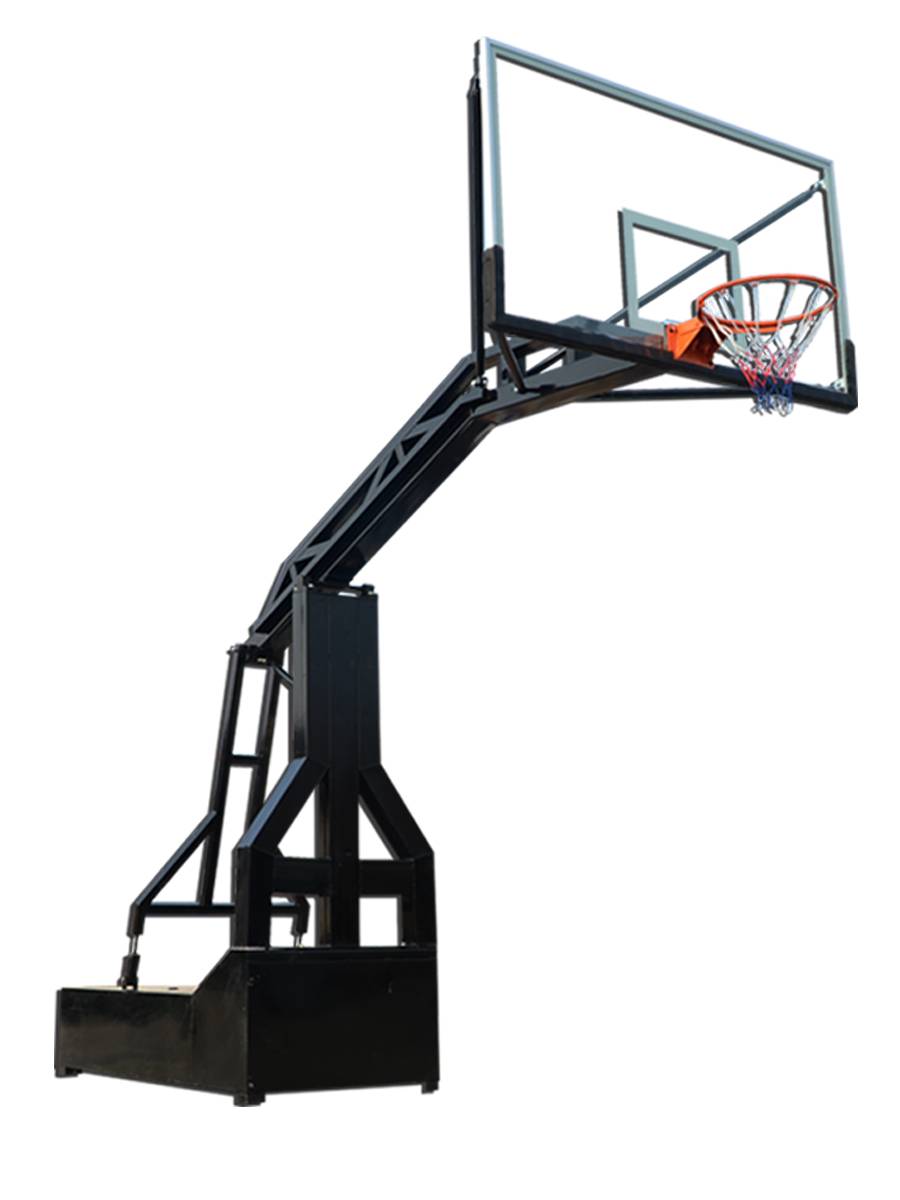 Basketball frame outdoor lifting hydraulic home training standard rebounds mobile adult outdoor basketball rack