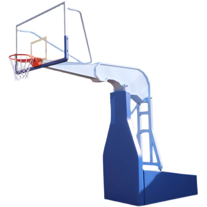 Electric hydraulic basketball rack imitation hydraulic mobile lifting folding basketball rack adult professional competition training room