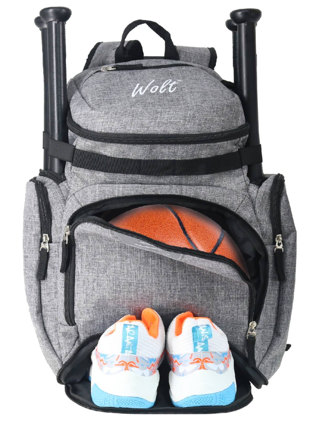 Faculty shoes basketball bag training bag football bag backpack multi -function pairs of wet wet separation separate independent shoe bag wolt