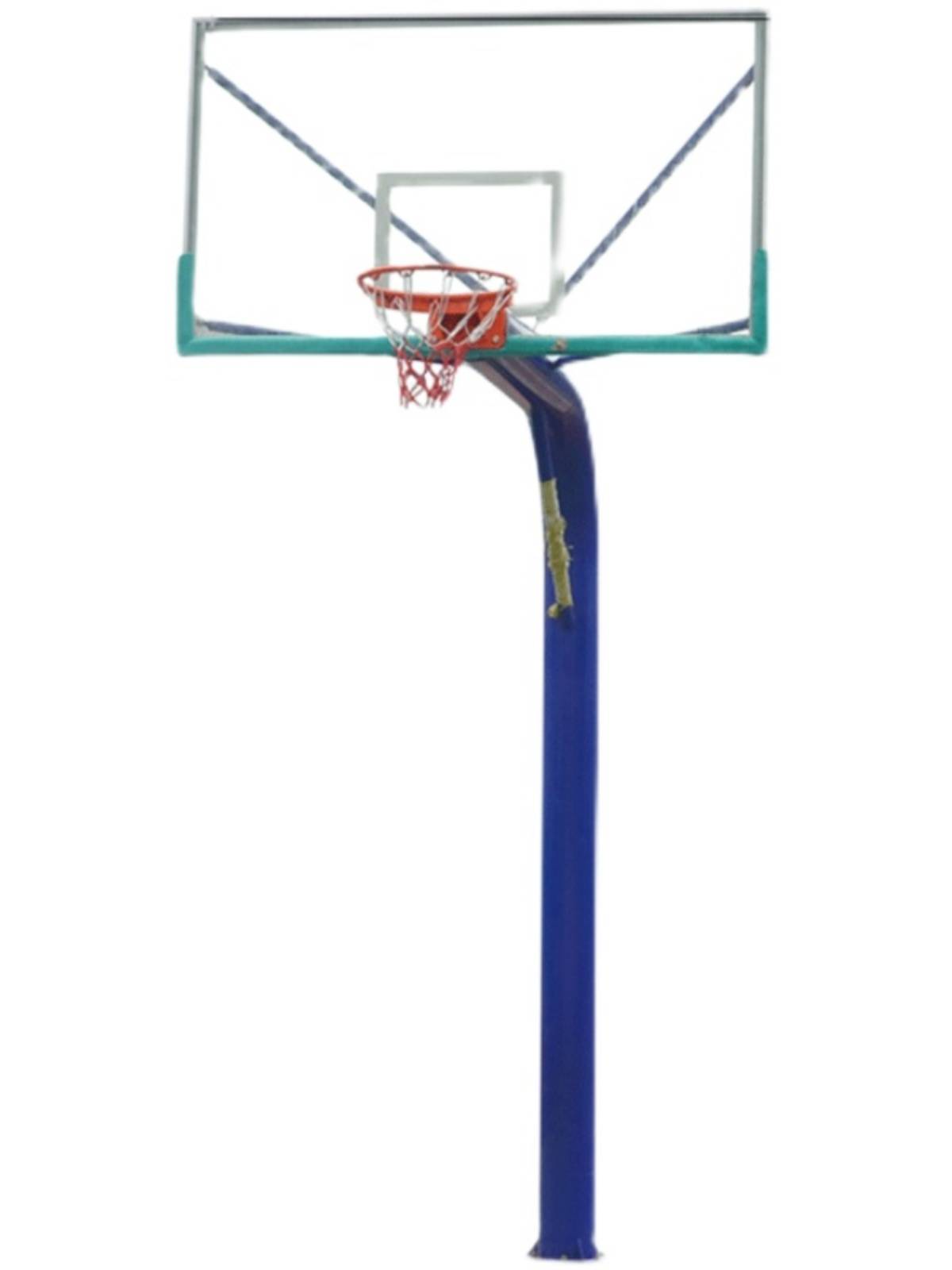 Outdoor basketball frame home standard rebounds adult basketball box competition professional fixed frame land burial can be lifted