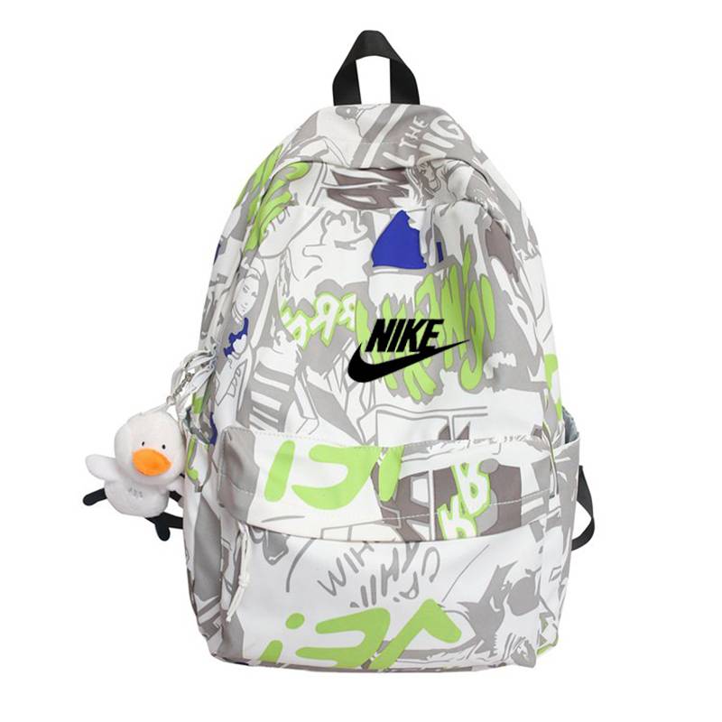 Ole snap -up area backpack female summer travel backpack men's schoolbags graffiti wind high school students large -capacity computer bag