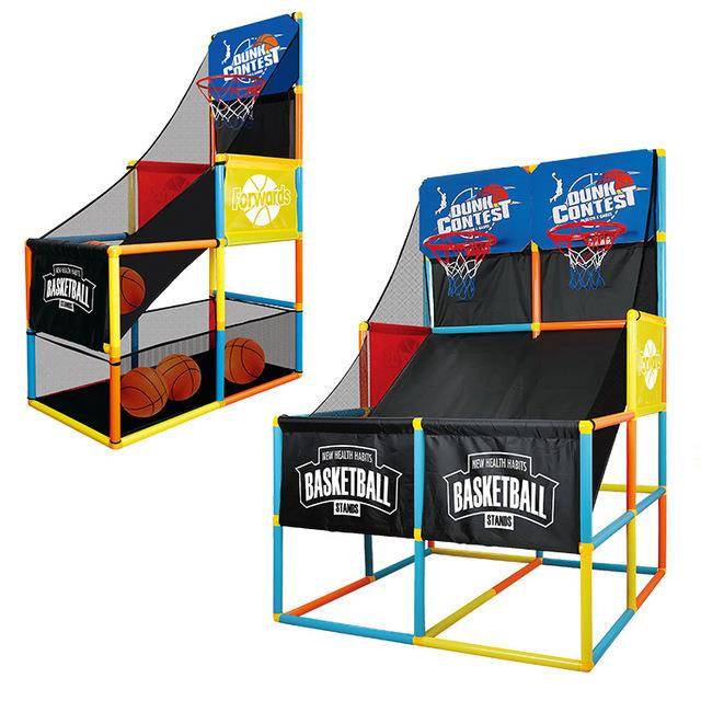 Boy's indoor basketball shooting machine Large shot can move children's sports goods fitness boxing 4-5 years old