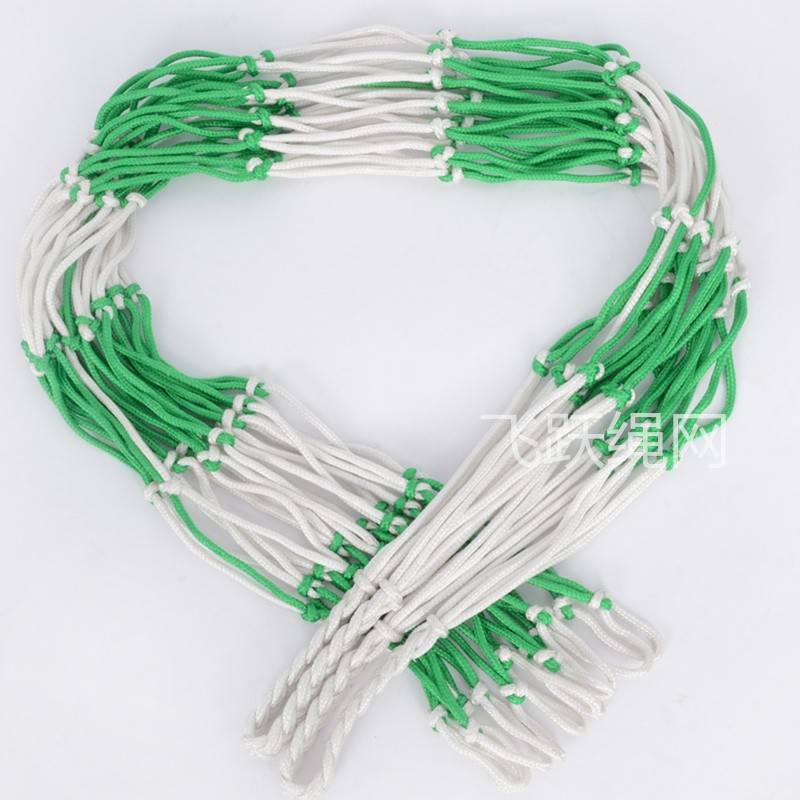 Ten balls of white and green