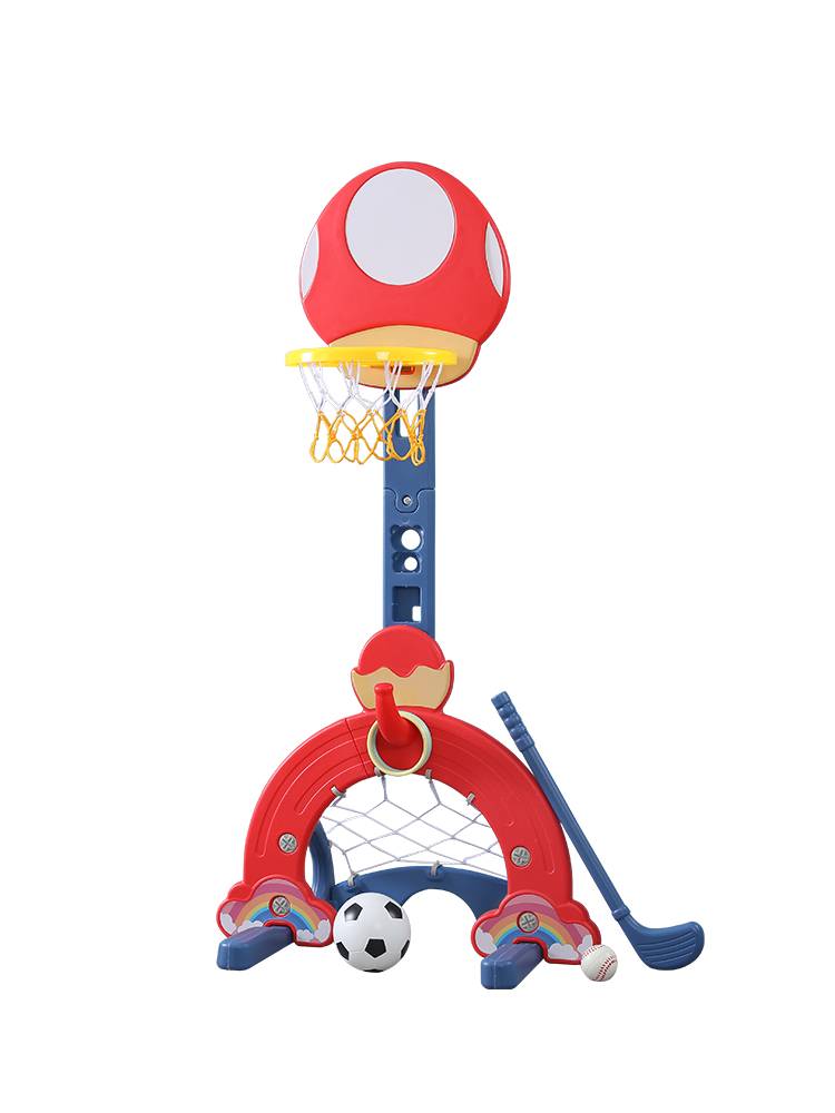 Children's basketball frame shooting rack basketball shooting boy indoor basketball rack can be lifted one year old baby toy
