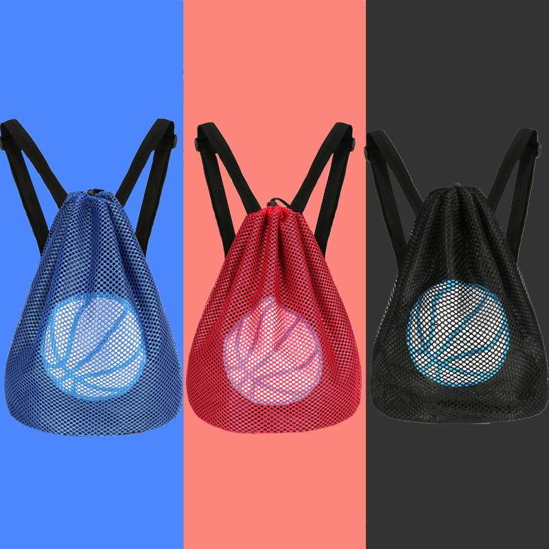 Basketball bag basketball training bag Travel back bag bundle pocket sports fitness net bag football storage bag