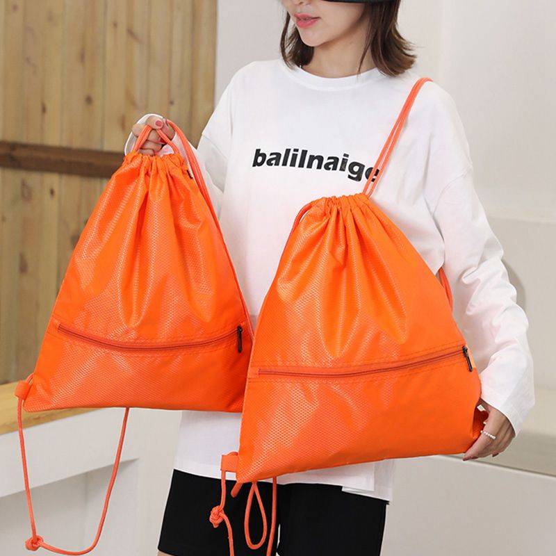 Le Mo Custom Benefit Pocket Sports Pumping Rope Backpack Folding Outdoor Fitness Bags Male and Women Simple Light Light Basketball Base