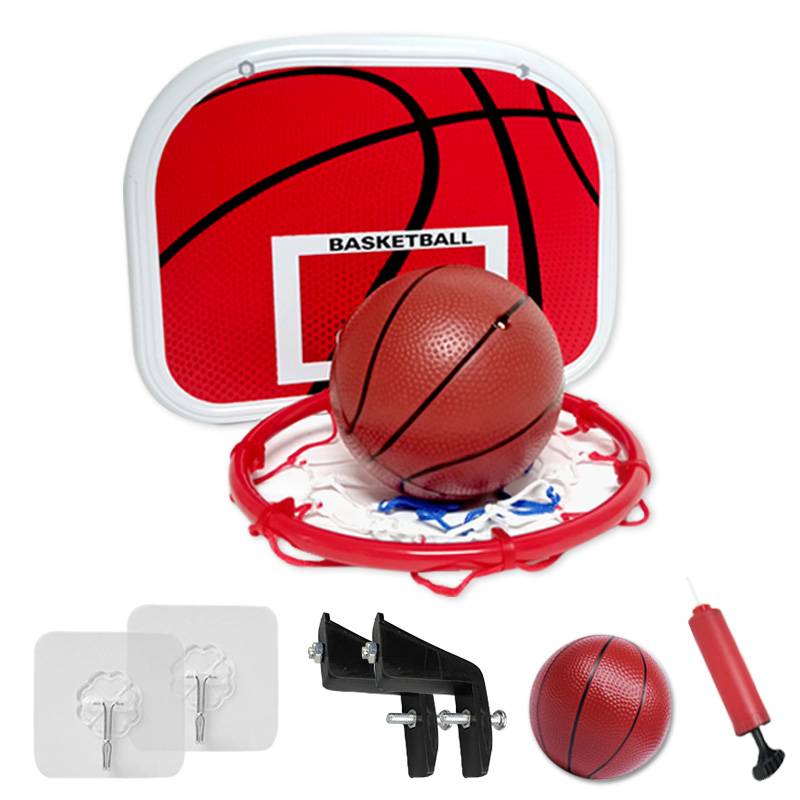 Free punching suspension basketball frame wall -mounted children's basketball frame lifting shooting toy dormitory indoor home users