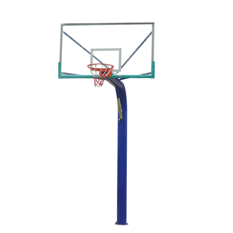 Household competition basketball box square fixed professional training adult buried basketball frame standard rural outdoor outdoor