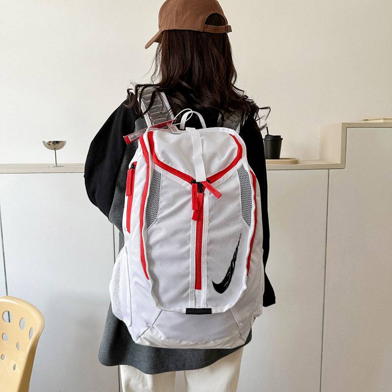 Outdoor backpack air cushion decompression American basketball training campus junior high school student schoolbag sports computer travel bag