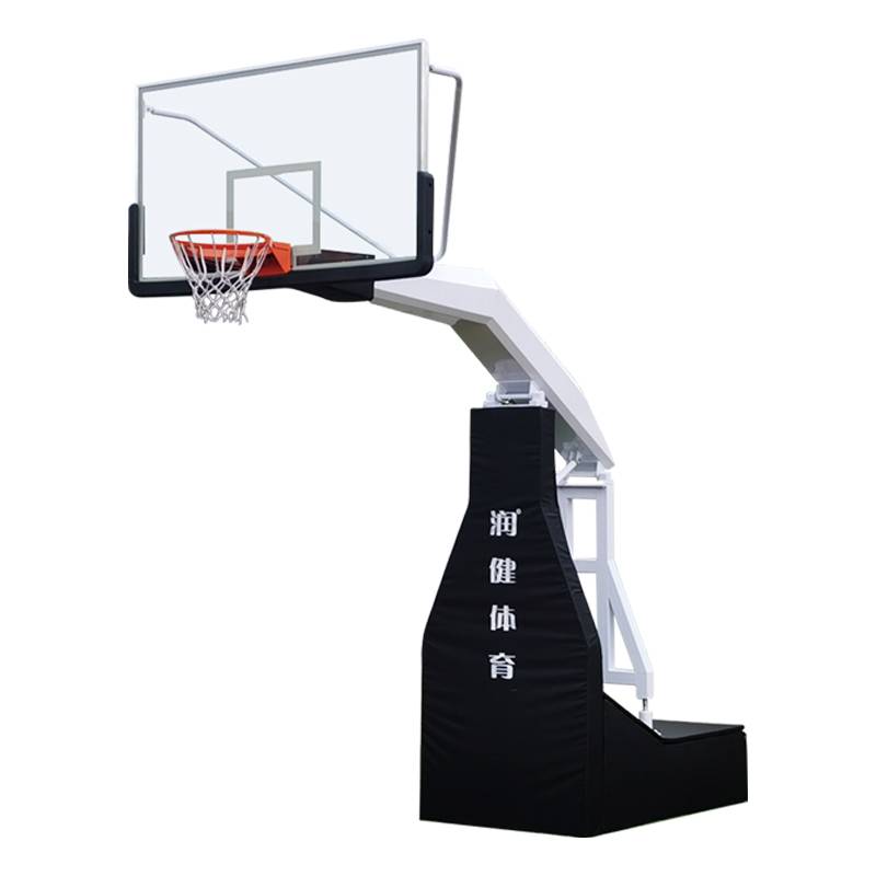 Basketball frame manual electric hydraulic lift outdoor mobile indoor competition professional adult standard venue
