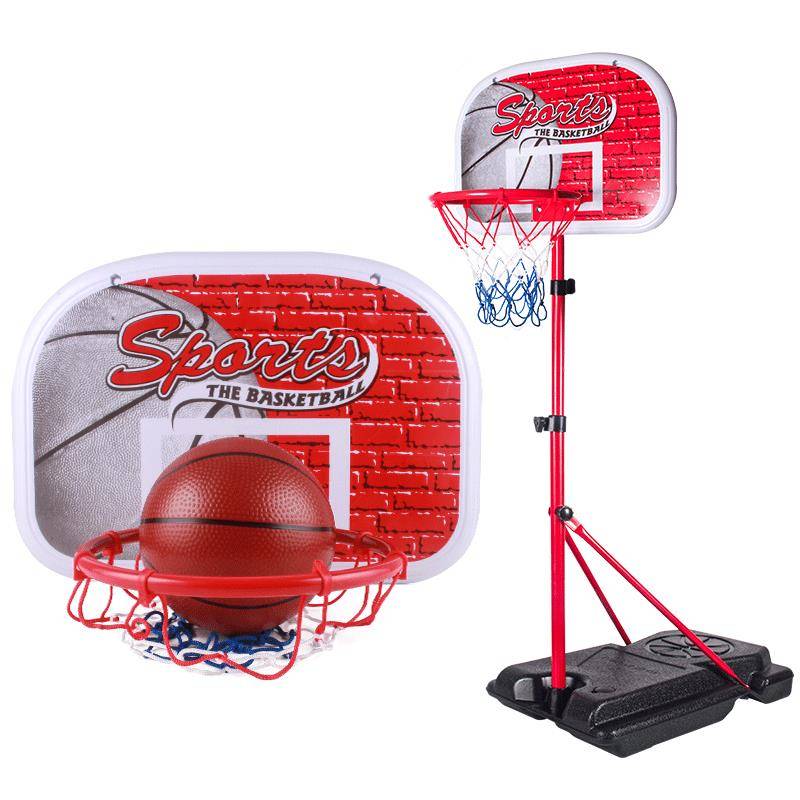 Children's basketball rack can lifted the basketball box indoor basket baby leather ball toy, boy boy shooting frame