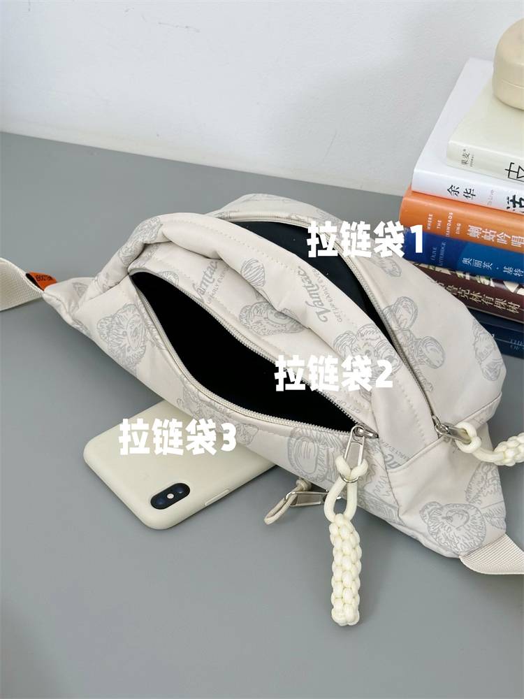 korean ins cute pecs bag for girls and girls and slashy troupe for students