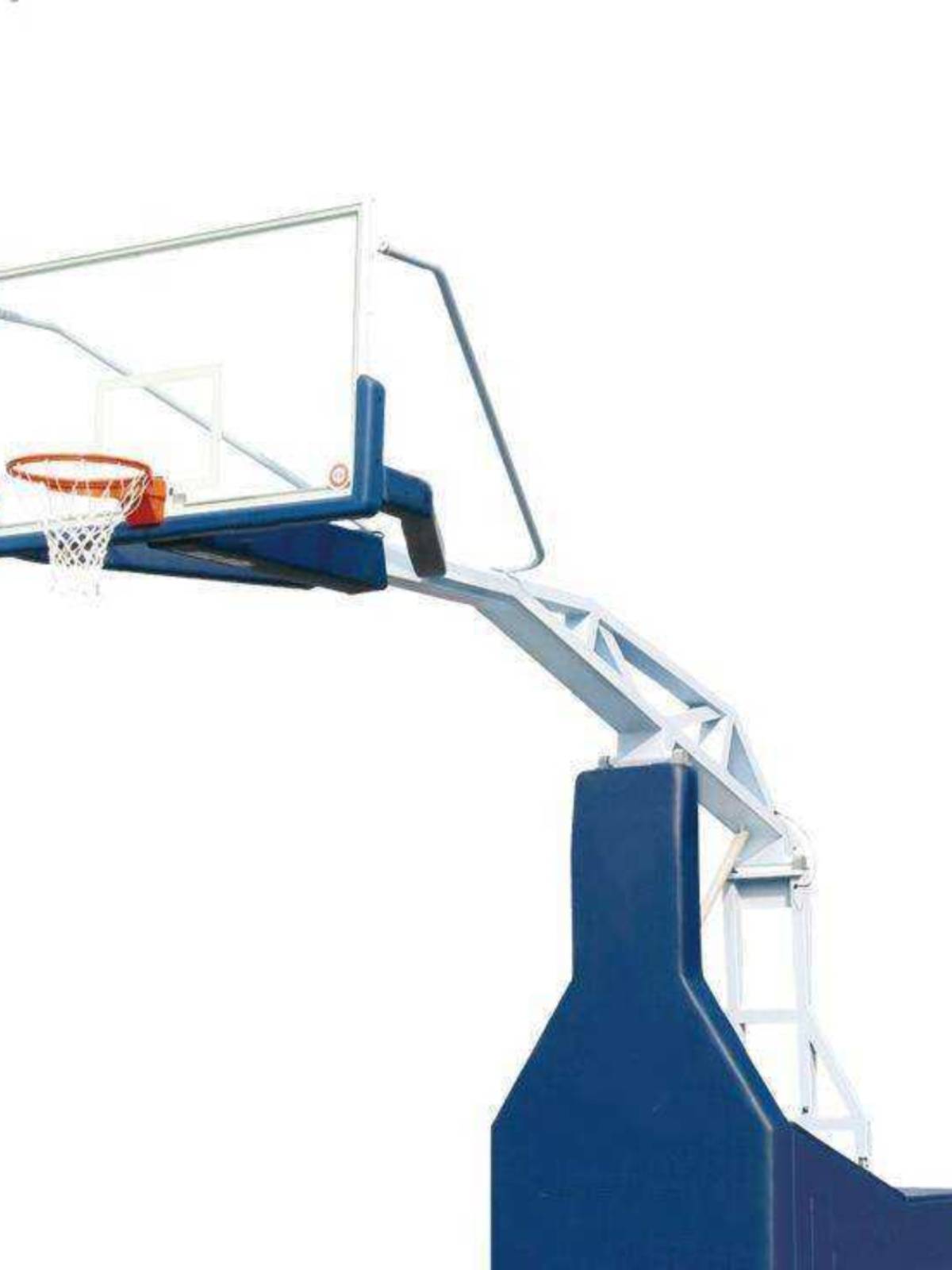 Indoor manual electric remote control hydraulic basketball rack professional adult outdoor standard mobile lifting competition basketball rack