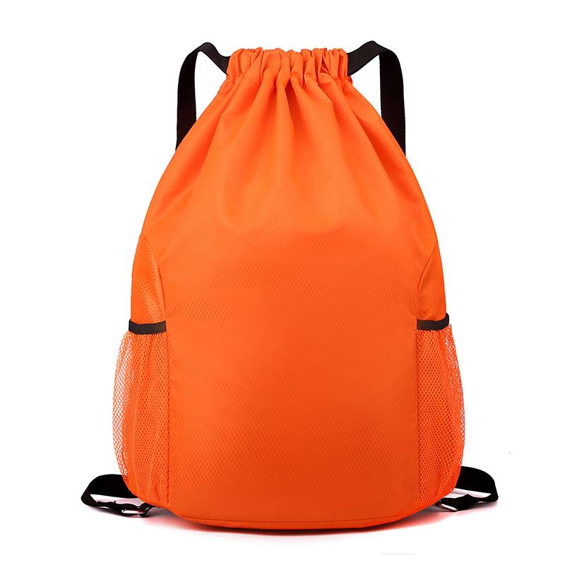 Custom bundle pocket large -capacity waterproof basketball bag men's backpack drawing stump folding pocket bag travel sports bag