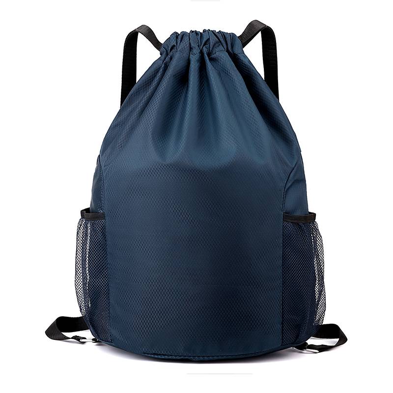 Custom bundle pocket large -capacity waterproof basketball bag men's backpack drawing stump folding pocket bag travel sports bag