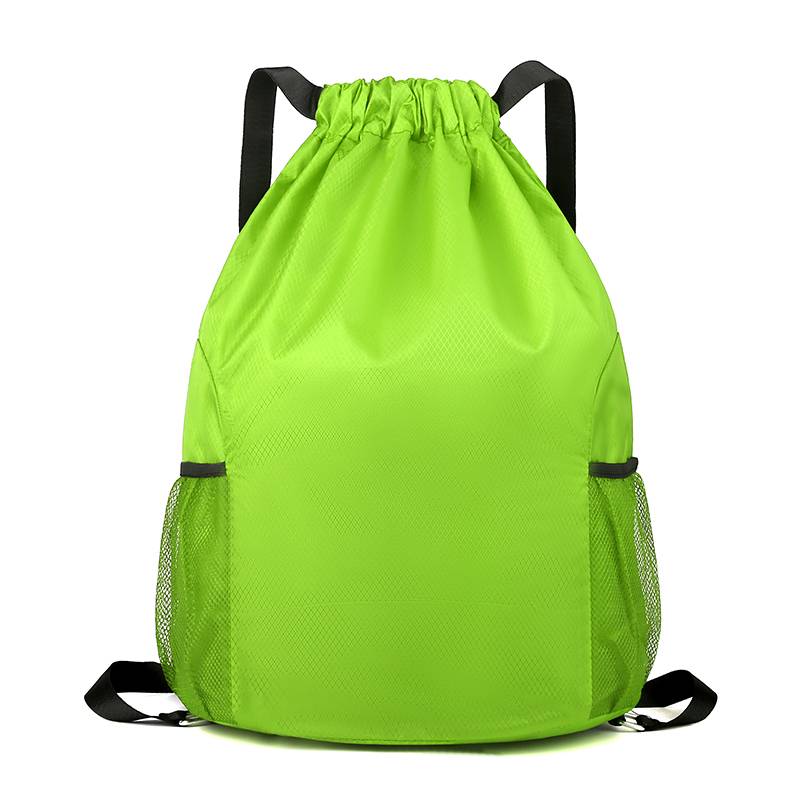 Custom bundle pocket large -capacity waterproof basketball bag men's backpack drawing stump folding pocket bag travel sports bag