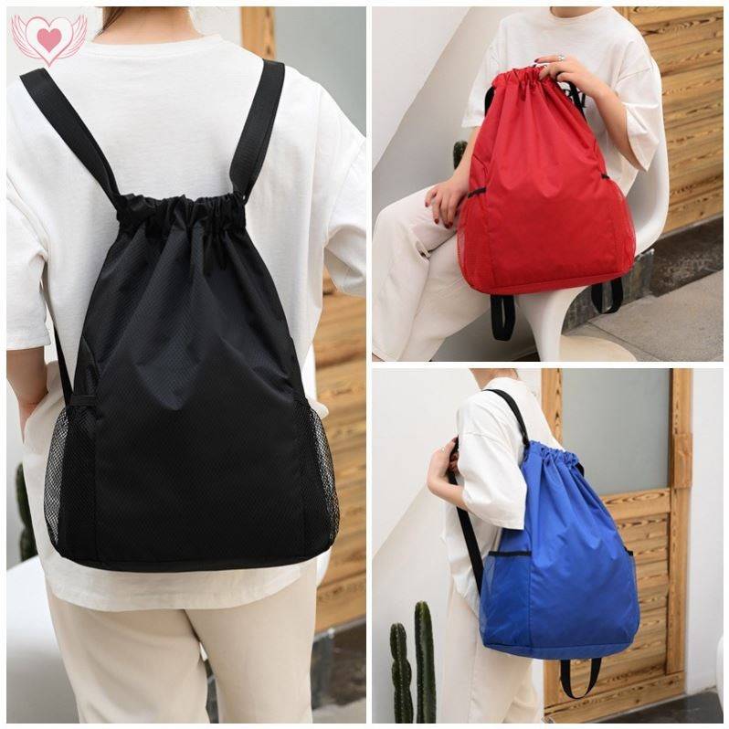 Beam pocket drawing bag sports casual backpack Oxford cloth large travel bag student football shoes bag basketball bag