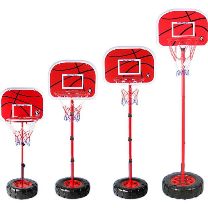 Children's basketball rack can lifted the indoor basketball frame shooting toy household 2 outdoor baby skin ball 3-6 years old boy