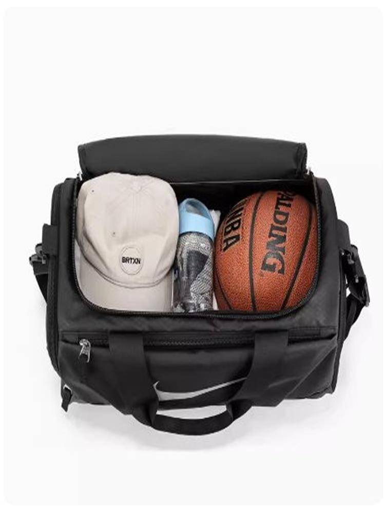 Fitness bag training package men's and women's basketball bag large capacity, dry wet, wet and wet hand -shoulder messenger bag travel bag