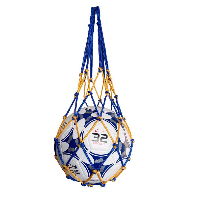 Blue and yellow with a big net
