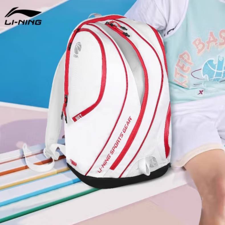 Li Ning sponsored backpack basketball series tour training men and women large-capacity sports pack ABST215-B product