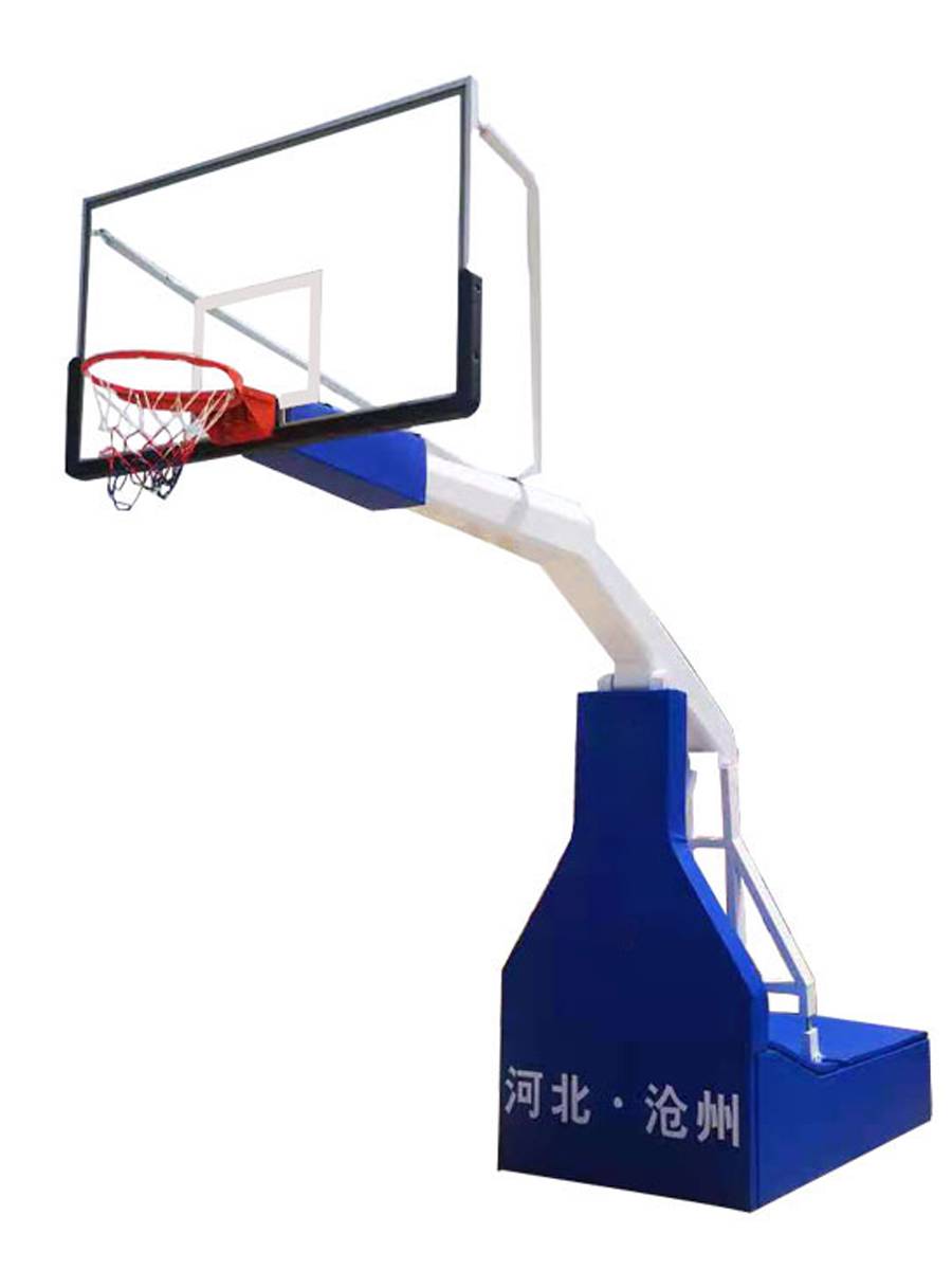 Indoor basketball hall manual electric adult mobile basketball rack can be lifted and surrender standard competition for special basketball racks