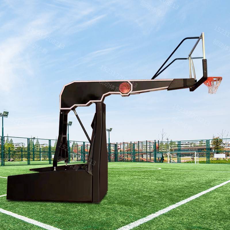 There are no 24 seconds of pistol -type intelligent walking basketball rack