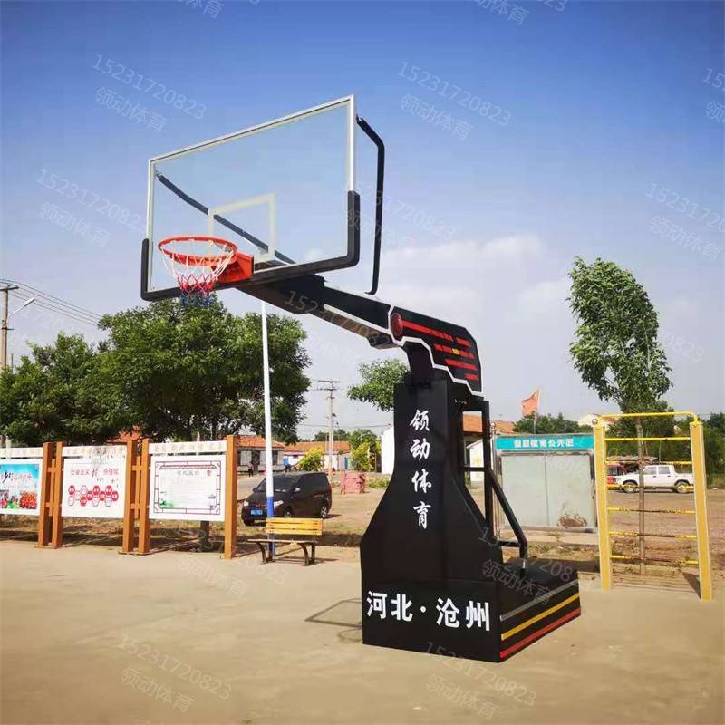 The electric hydraulic basketball rack has no 24 seconds