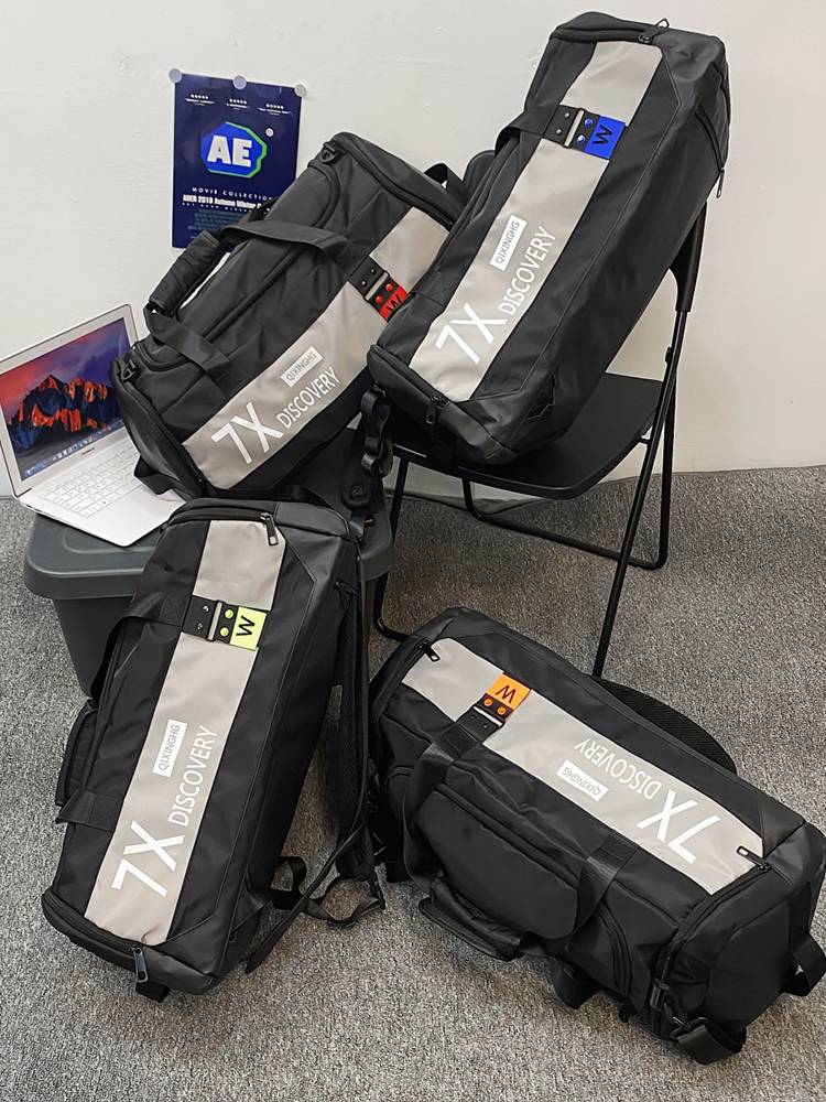 Large -capacity portable travel bag men's basketball bag sports fitness bag short -distance backpack female travel lightweight