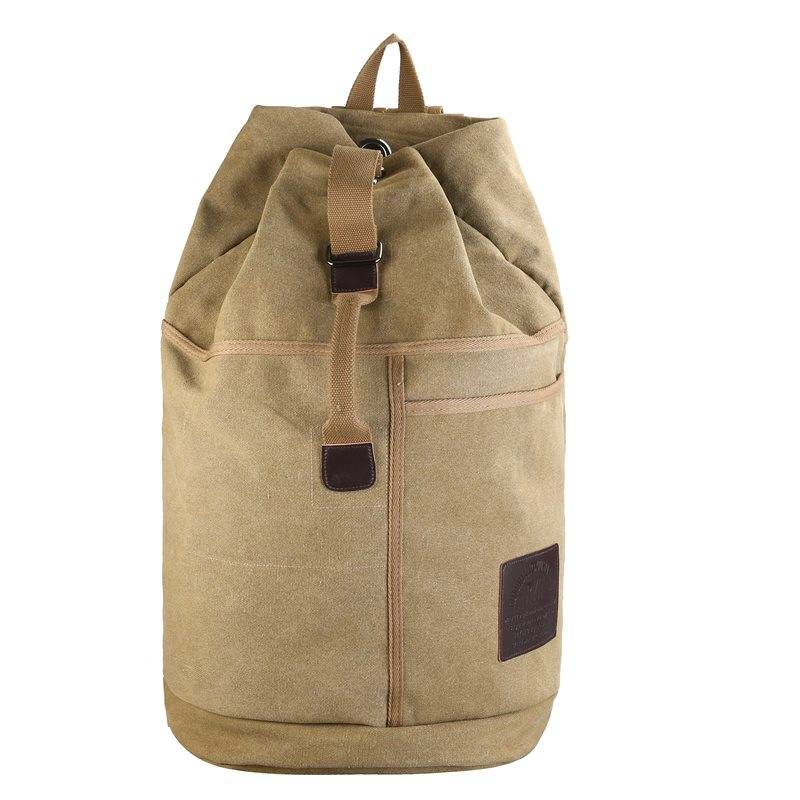 Canvas Backpack Men's Outdoor Travel Large -capacity Packpare Basketball Personal Basketball Personalized Capital High School Student School Bag