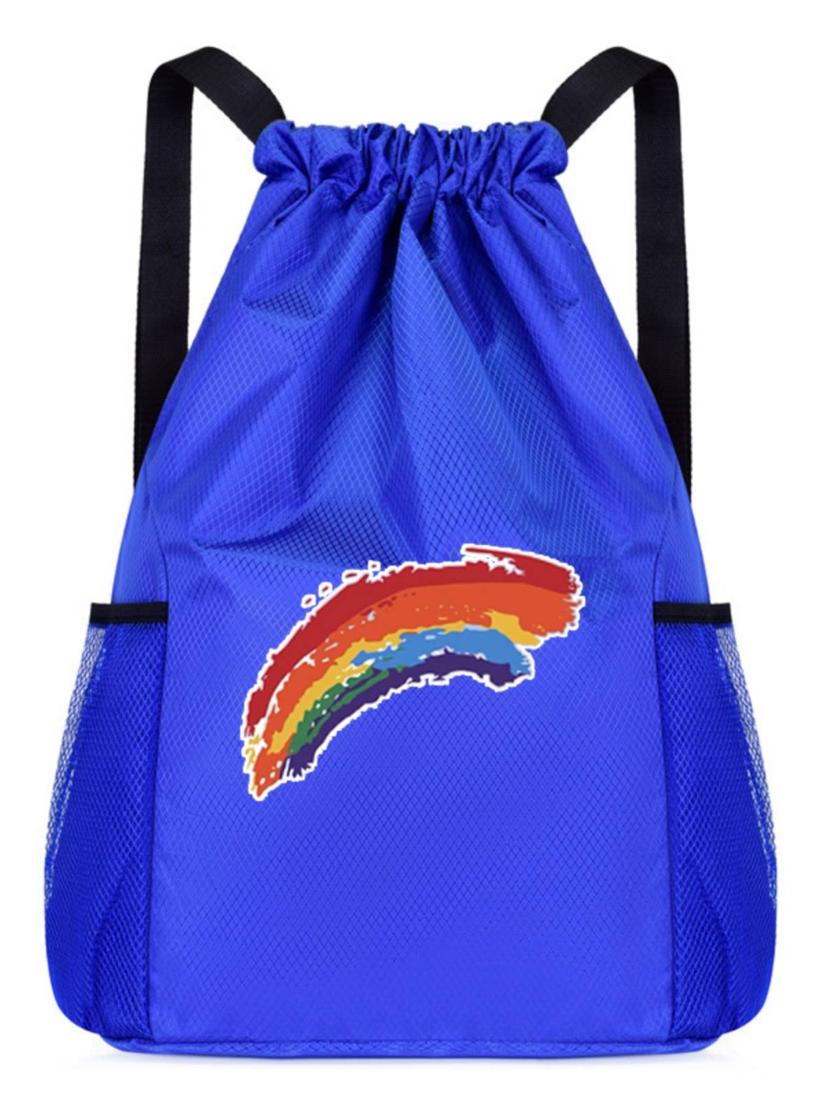 Pumping rope beam backpack Basket Basket Custom Print LOGO Oxford Pumping Strip Bid Tutoring Course Bag Men and Women Customized