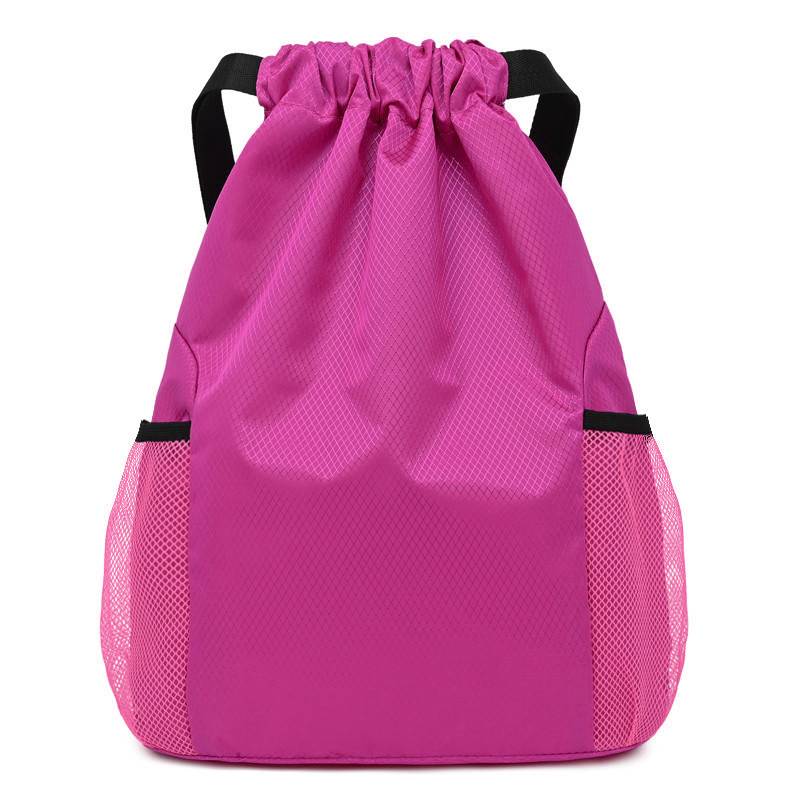 Can be printed logo beam pocket pocket backpack men and women 2022 new backpack large -capacity drawstring fitness sports basketball bag