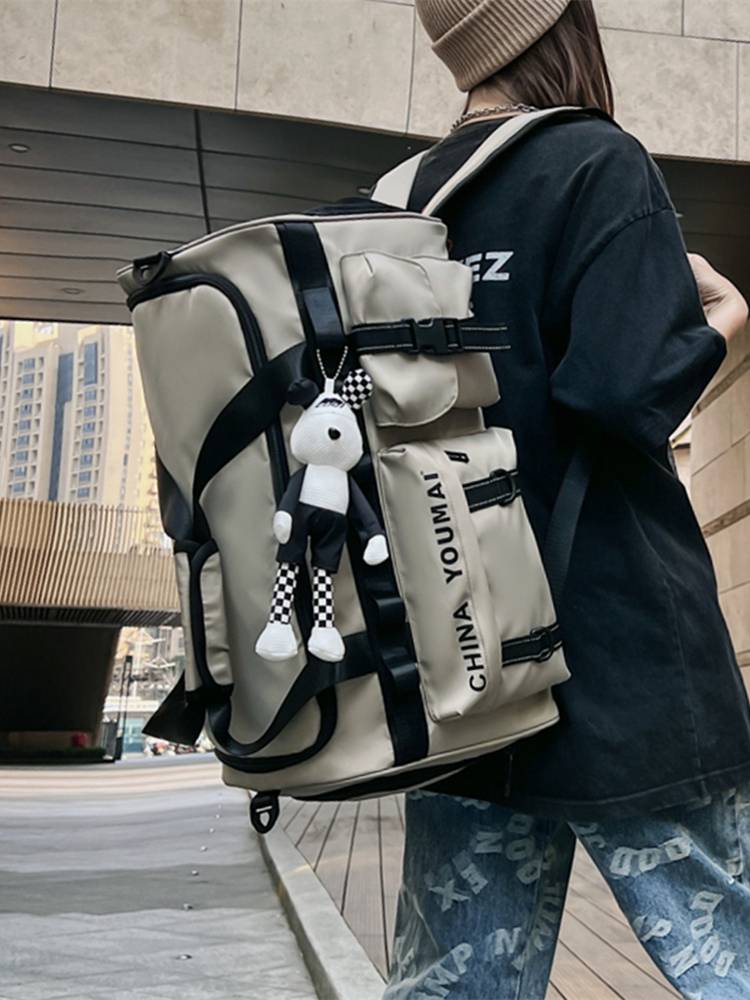 Men's large -capacity travel package sports fitness bag basketball swimming storage bag backpack backpack female short -distance luggage bag