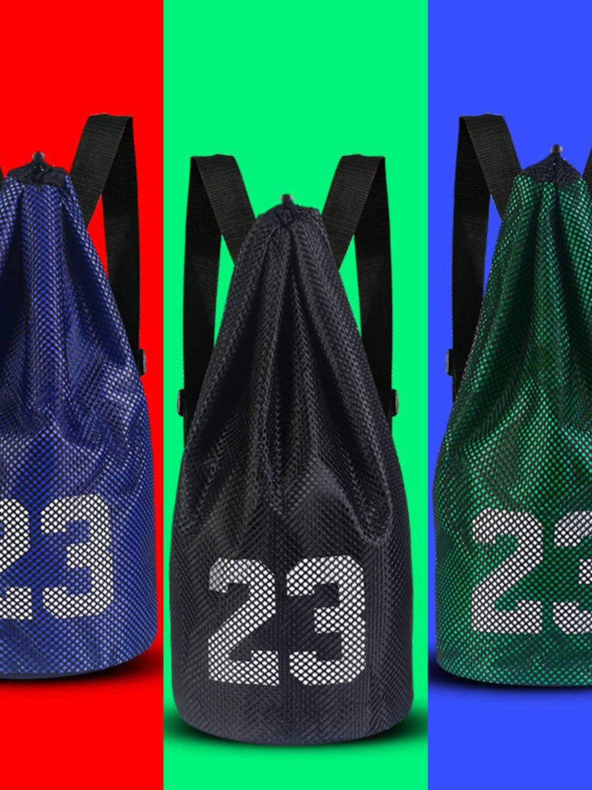 Basketball bag backpack training bag football network pocket yoga storage bag badminton racket net bag sports drawing rope children