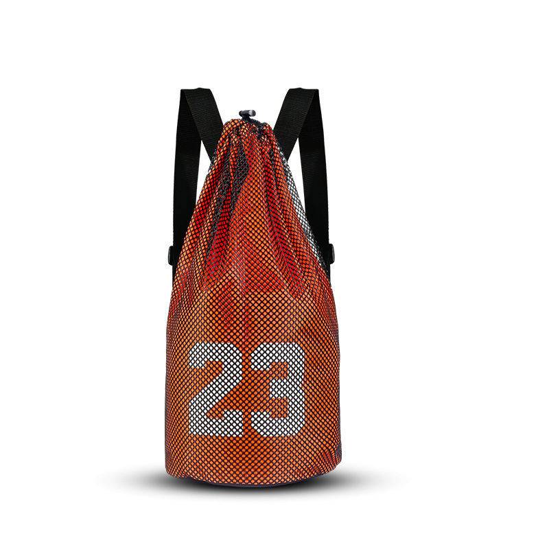 Medium-sized orange (one basketball + shoes + glass)