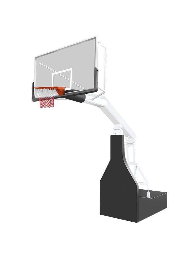 high -end luxury indoor outdoor standard professional competition adult mobile electric hydraulic lifting basketball rack