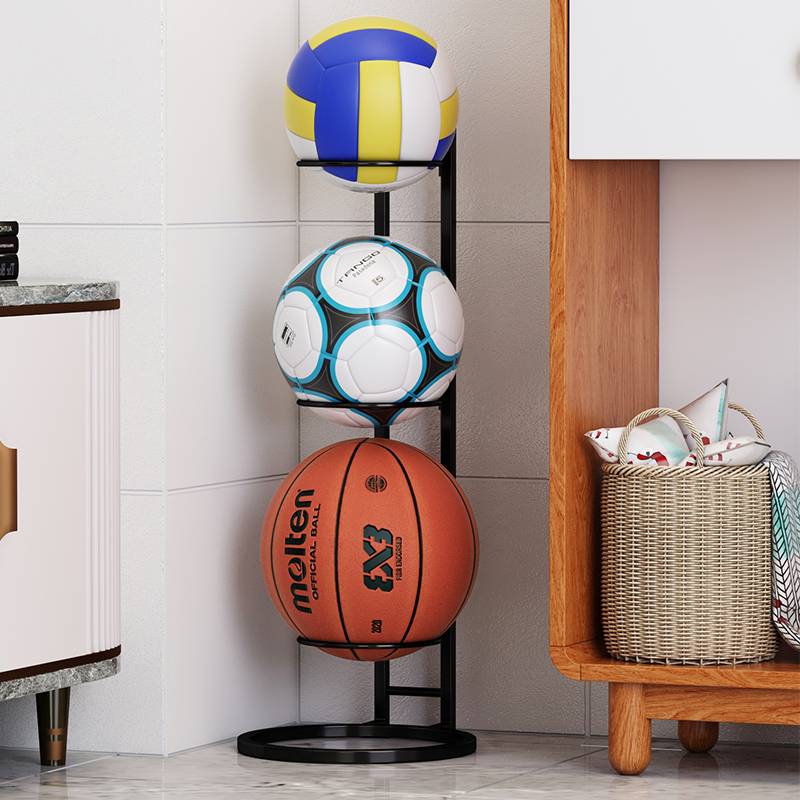 Basketball storage rack (free screw installation)