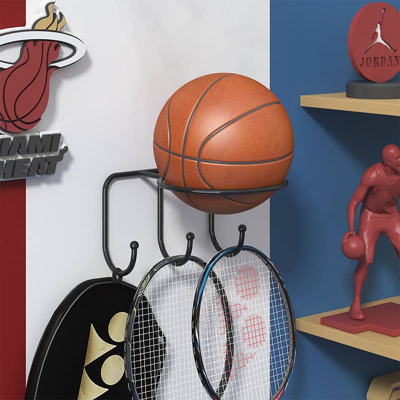 Wall -mounted basketball rack [single layer]
