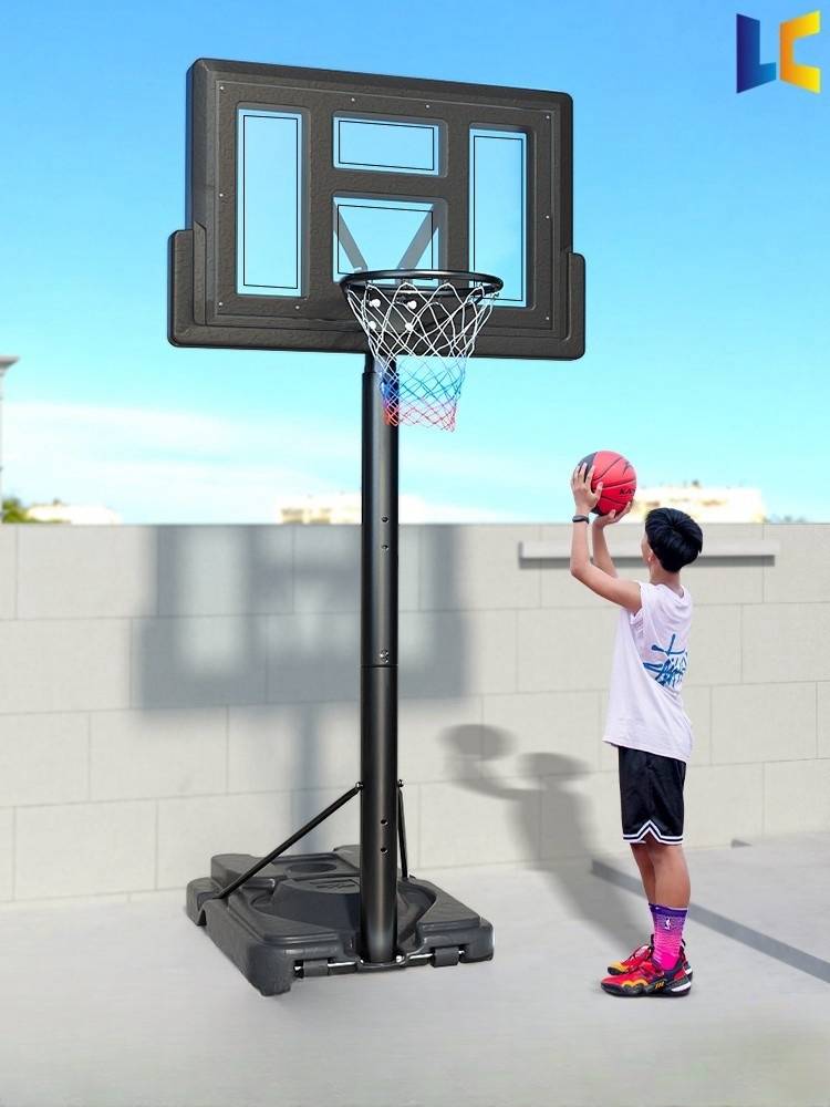 Children's standard basketball frame courtyard outdoor fixed home basketball frames can move to lifted adult outdoor shooting frame