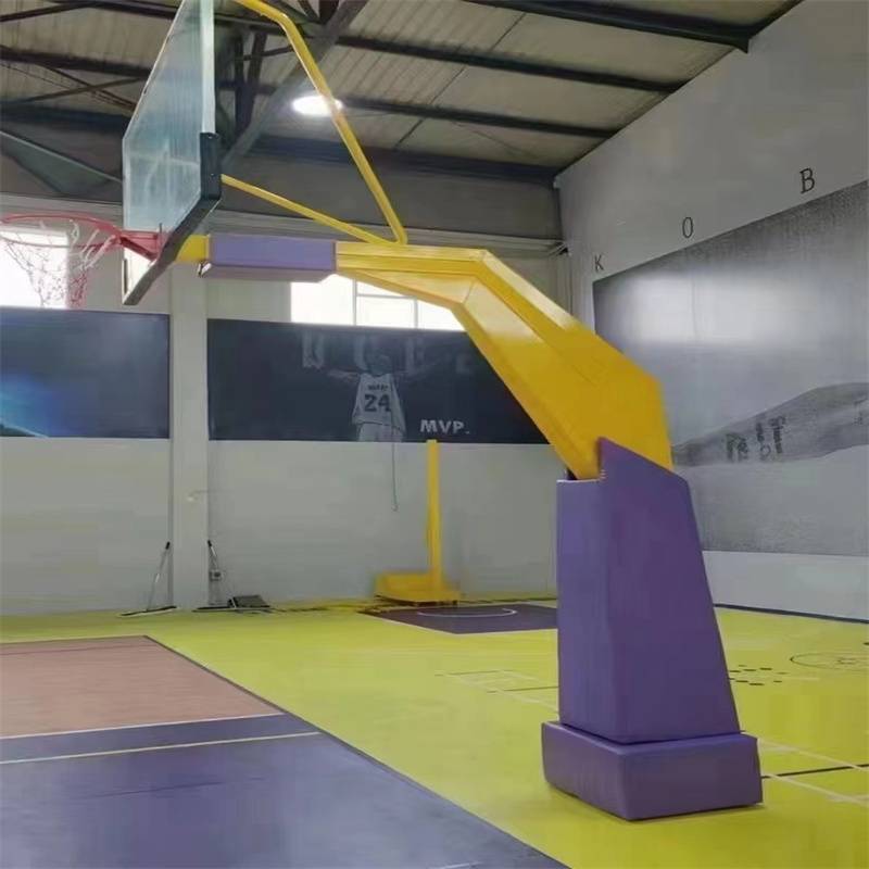 Electric hydraulic lift manual standard basketball rack adult outdoor mobile home indoor and outdoor professional competition