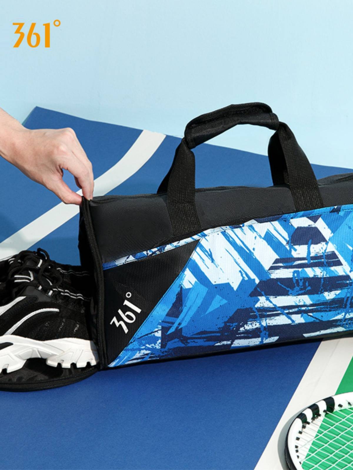 Dry and wet separation exercise training fitness swimming bag hand -lifting waterproof mesengers large -capacity men and women multi -function 361 degrees