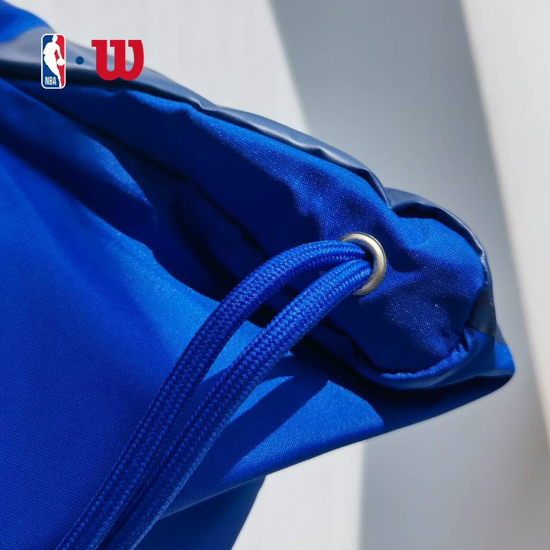 Wilson/Wilsheng NBA Balt Basket Basket Basket Bags Blue fabric bag can be equipped with basketball sporting supplies