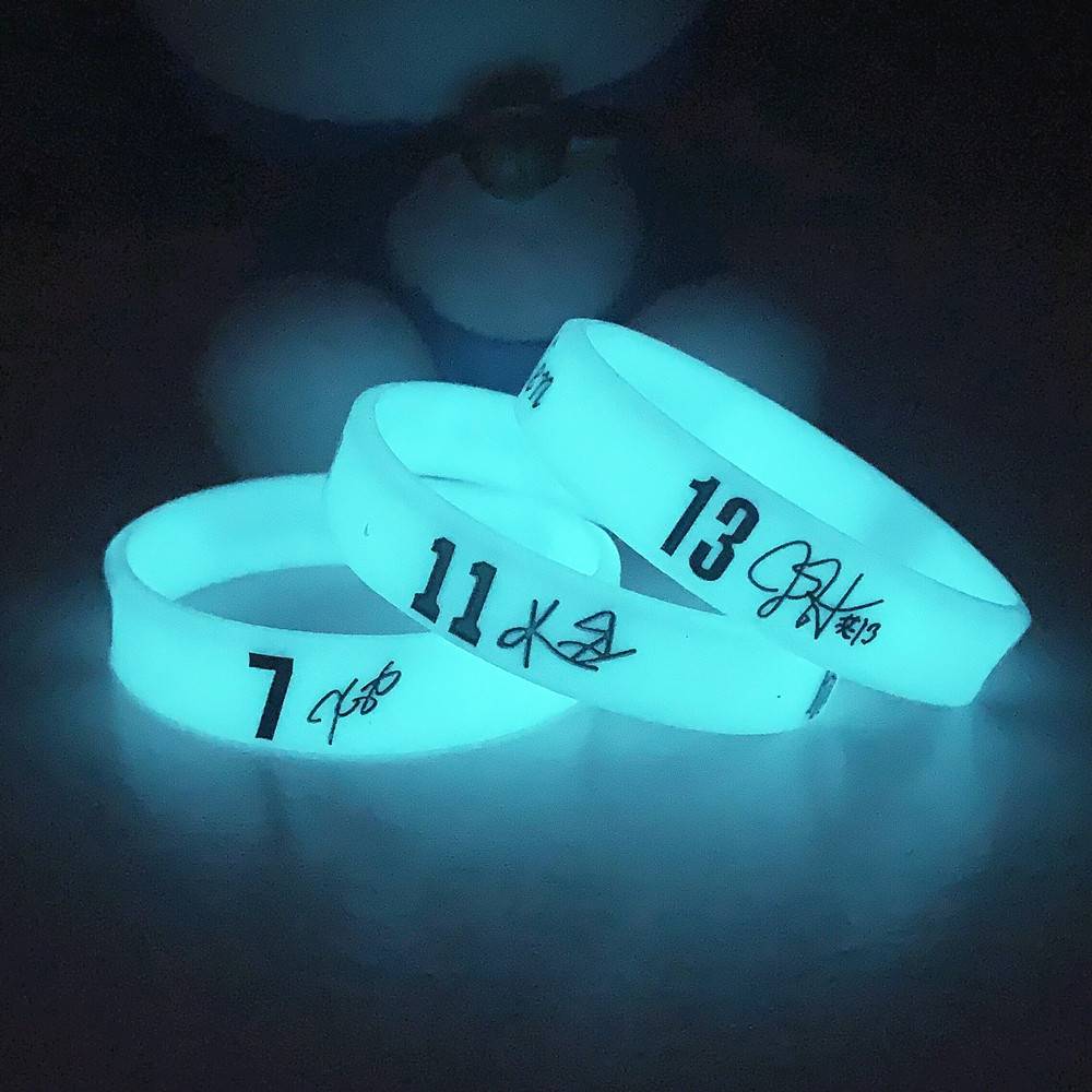 Kobe James Thompson Averson Tomber Light Silicon Silicon Basketball Bracelet NBA Star Sports Student